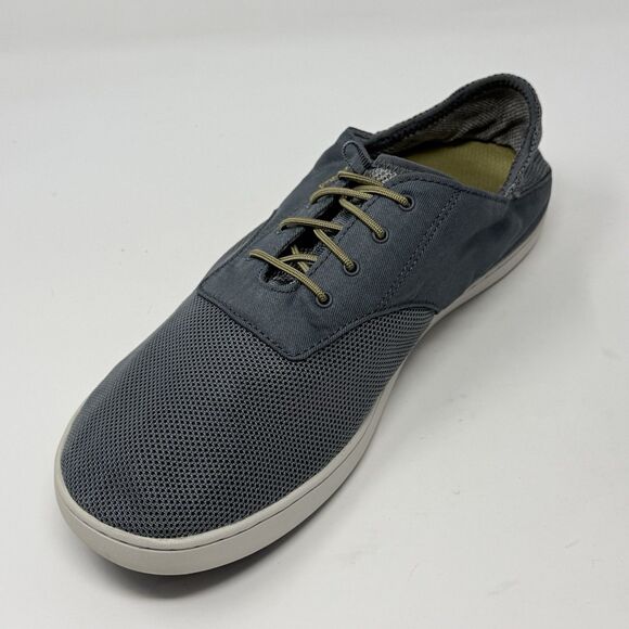 OluKai Nohea Moku Shoes Mens 11.5 Gray Casual Slip On Comfort Preppy Sneakers main image 4